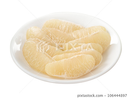柚子 中秋節 白底 去背 pomelo isolated clipping path 切り抜き 106444897