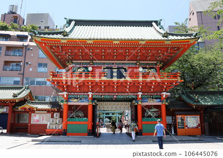 神田神社水神門、名越大原祭典 6 月、東京都千代田區外神田、知之輪名越原 神田神社水神門、名越大原祭典 6 月、東京都千代田區外神田、知之輪名越原 106445076