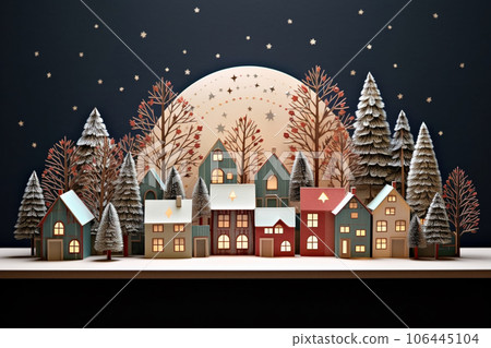 童話聖誕節（紙工藝風格） 106445104