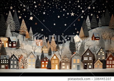 Fairy tale Christmas (paper craft style) 106445107