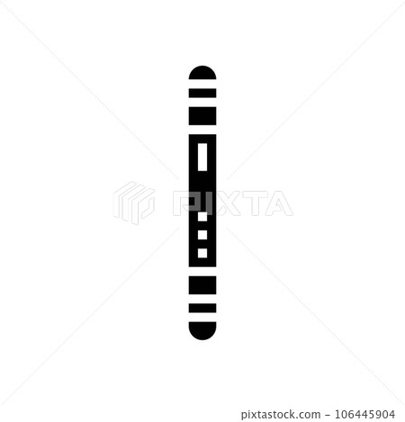 mezuzah doorpost glyph icon vector illustration mezuzah doorpost glyph icon vector illustration 106445904