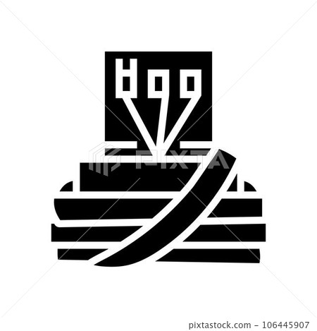 tefillin phylacteries glyph icon vector illustration tefillin phylacteries glyph icon vector illustration 106445907