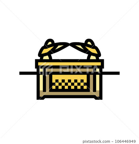 ark of the covenant color icon vector illustration ark of the covenant color icon vector illustration 106446949