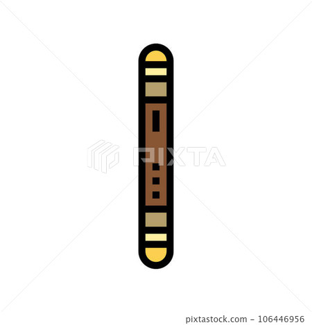 mezuzah doorpost color icon vector illustration 106446956