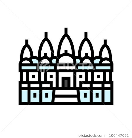 hindu temple god om color icon vector illustration hindu temple god om color icon vector illustration 106447031