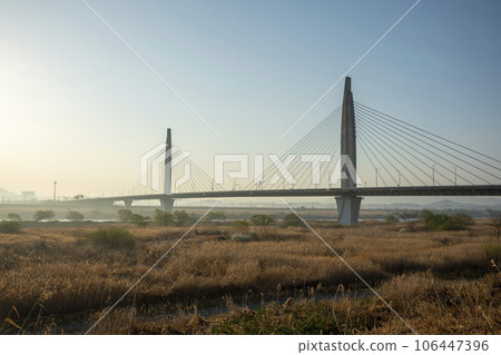 Yeongsan River bicycle path Yeongsan River bicycle path 106447396