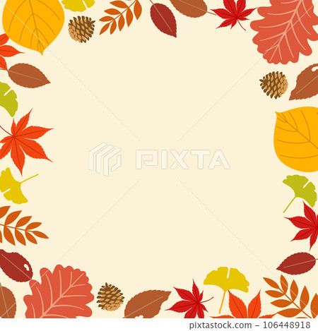 Autumn plant frame 106448918