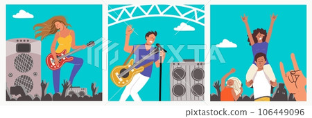 Rock Music Set 106449096