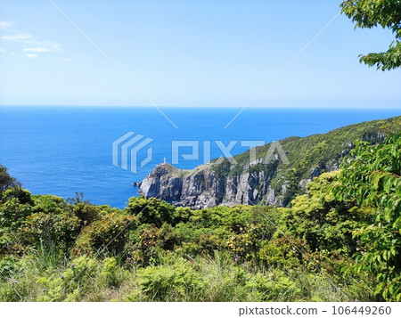 五島列島大瀨崎燈塔風景 長崎縣五島市 106449260