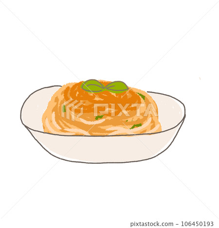 肉醬意大利面意大利麵條手繪插畫 肉醬意大利面意大利麵條手繪插畫 106450193