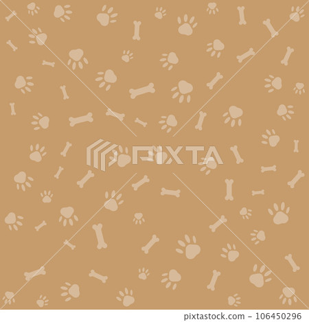 Seamless boho patterns with bone and paw dog. Contemporary minimalistic trendy yellow gradient backgrounds for kids. Seamless boho patterns with bone and paw dog. Contemporary minimalistic trendy yellow gradient backgrounds for kids. 106450296