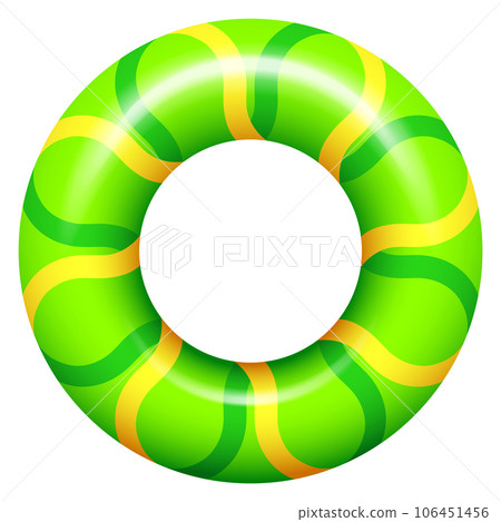 Colorful pool donut. Swimming ring. Inflatable toy Colorful pool donut. Swimming ring. Inflatable toy 106451456