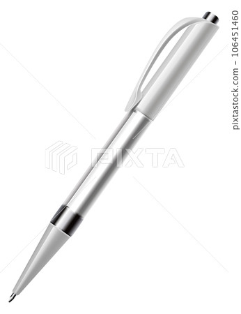 Office brand pen mockup. Realistic business tool Office brand pen mockup. Realistic business tool 106451460