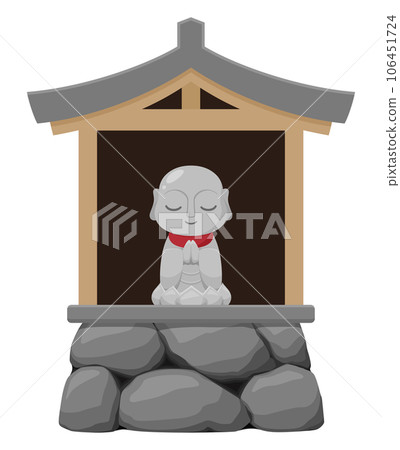 Shrine illustration_Jizo_New Shrine illustration_Jizo_New 106451724