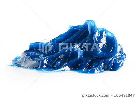 Grease, Blue premium quality synthetic lithium complex grease isolated on white background with clipping path. 106451847