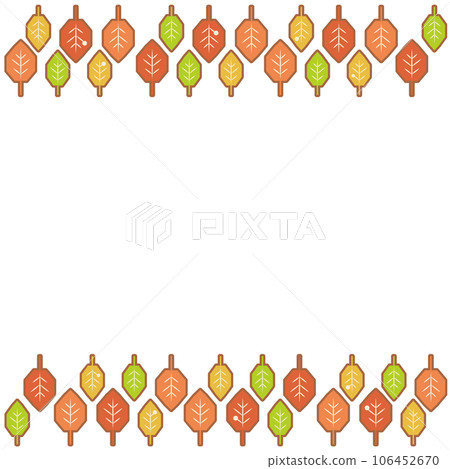 秋天落葉的框架圖 秋天落葉的框架圖 106452670