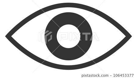 Eye logo. Optical emblem. Vision sign. Eyesight symbol 106453377