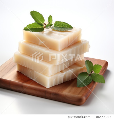 close-up Natural colorful handmade soap with flowers and herbs close-up Natural colorful handmade soap with flowers and herbs 106454928