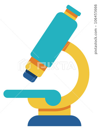 Microscope color icon. Scientific research tool symbol Microscope color icon. Scientific research tool symbol 106455666