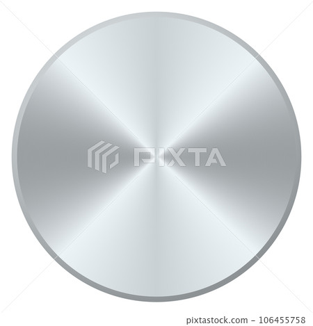 Masonry nail head top view. Construction fastener Masonry nail head top view. Construction fastener 106455758
