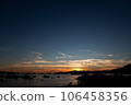 sunset and blue sky 106458356
