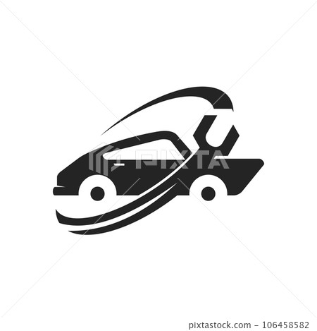 Automotive Logo template Isolated. Brand Identity. Icon Abstract Vector graphic Automotive Logo template Isolated. Brand Identity. Icon Abstract Vector graphic 106458582