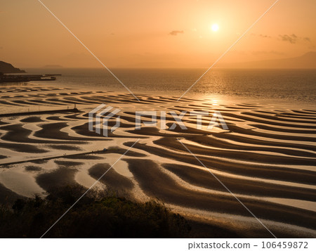 熊本_禦子白井海岸和日落美景壯觀的一天 熊本_禦子白井海岸和日落美景壯觀的一天 106459872