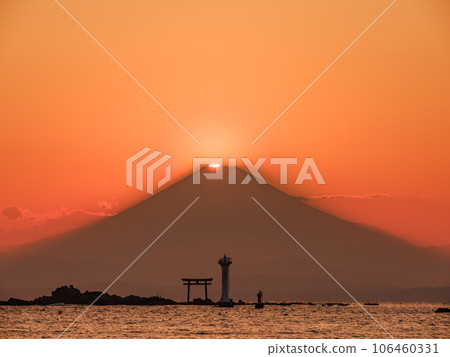 Kanagawa Hayama_Diamond Fuji spectacular view from Manase coast 106460331