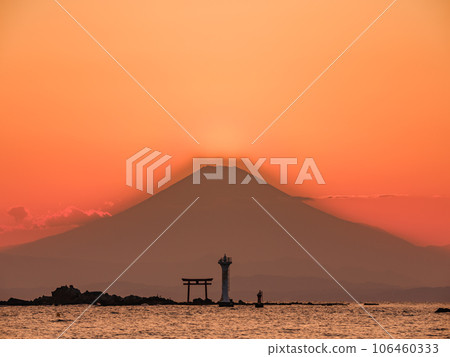 神奈川葉山_從真瀨海岸眺望鑽石富士的壯麗景色 106460333