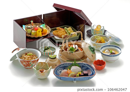 日式晚餐圖像、日式套餐圖像、懷石料理圖像 106462047