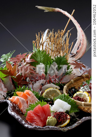 生魚片拼盤圖片·生魚片5種拼盤·日本料理 生魚片拼盤圖片·生魚片5種拼盤·日本料理 106462052