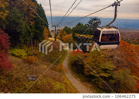 從那須牛仔褲山纜車上欣賞秋葉 從那須牛仔褲山纜車上欣賞秋葉 106462275