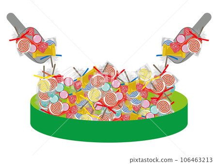 candy scooping 106463213
