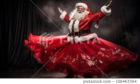 burlesque christmas woman 106463564