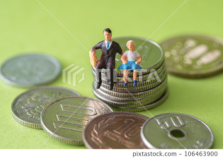 money coin miniature household expenses economy savings 106463900