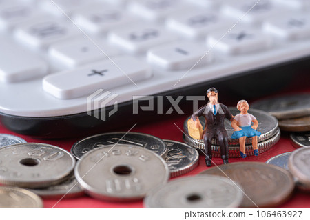 money coin miniature household expenses economy savings 106463927