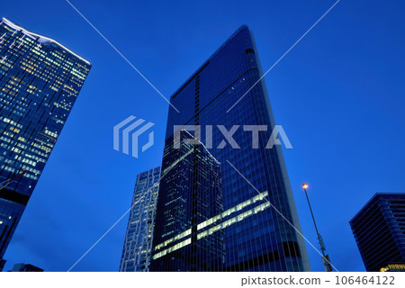 Redevelopment around Shibuya Station Shibuya Station Sakuragaoka area Night view of Shibuya Sakura Stage 106464122