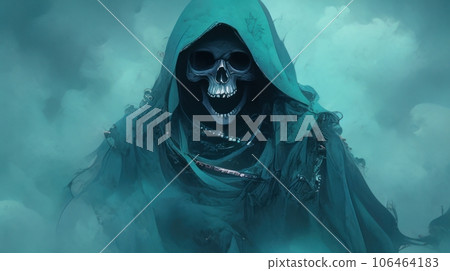 skeleton in the fog 106464183