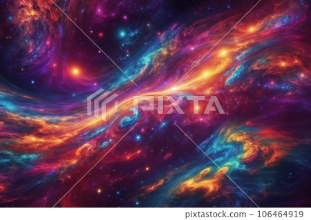 Abstract cosmos background with nebulae and galaxies Abstract cosmos background with nebulae and galaxies 106464919