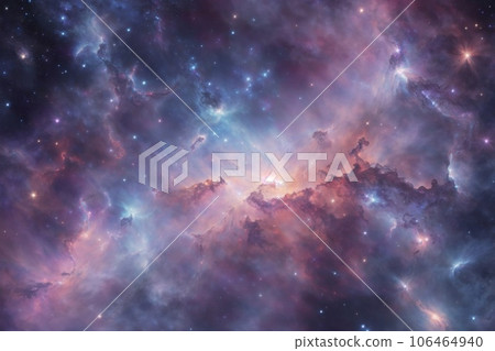 Abstract cosmos background with nebulae and galaxies Abstract cosmos background with nebulae and galaxies 106464940