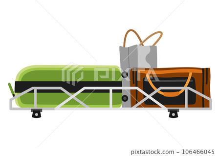 Car roof rack for versatile transportation. Easily transport different necessary things. Perfect for road trips and outdoor adventures 106466045