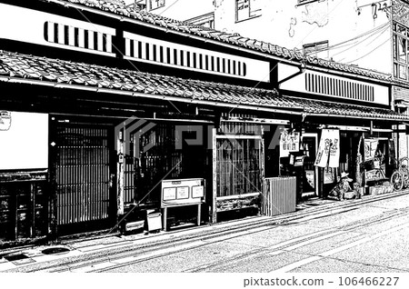 【京都的黑白】京町家別緻的外觀 106466227