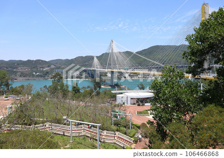 panoramic view of Lantau Link garden in Hong Kong panoramic view of Lantau Link garden in Hong Kong 106466868