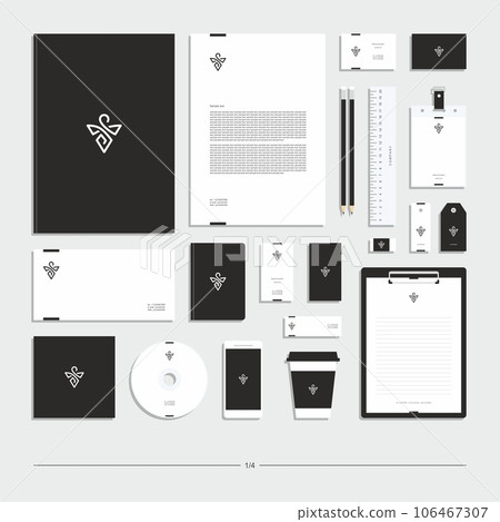 Corporate identity. Stationery set. Corporate identity. Stationery set. 106467307