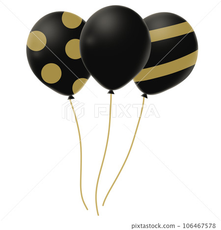 Black Friday balloon, for advertisement, social and fashion ads, for decoration poster, card 106467578