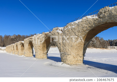 北海道_額平湖和牛週別川大橋的壯麗雪景 106467675