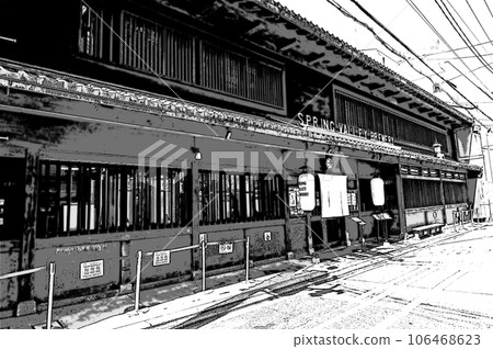 [Manga cut style Kyoto] Chic appearance of Kyomachiya 106468623