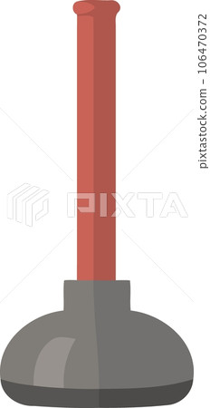 utility object plunger isolated utility object plunger isolated 106470372
