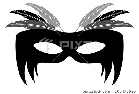 Carnival mask. Traditional venetian festival accessory icon Carnival mask. Traditional venetian festival accessory icon 106470680