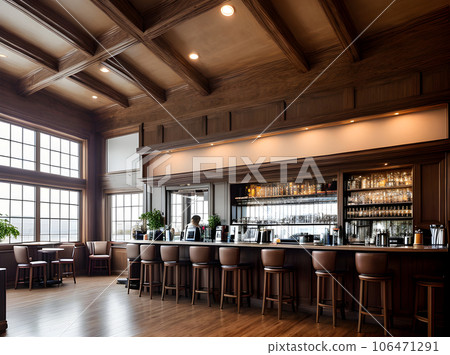 Cafe interior ultrarealistic medium shot hyperdetailed Cafe interior ultrarealistic medium shot hyperdetailed 106471291